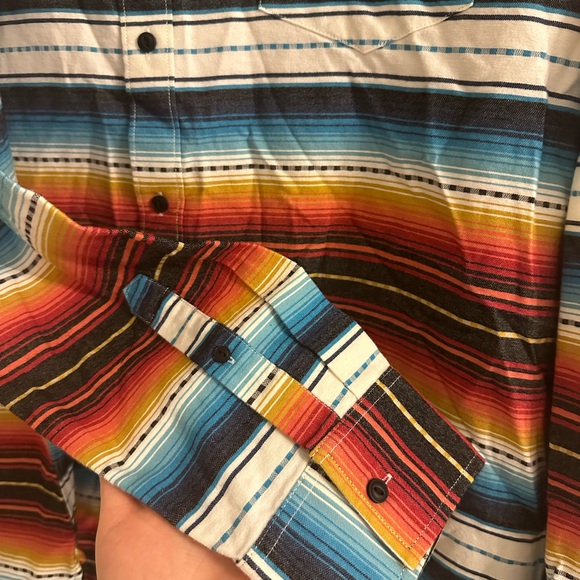 American Rag woven shirt, Size XXL, Vintage White color, - Picture 3 of 4